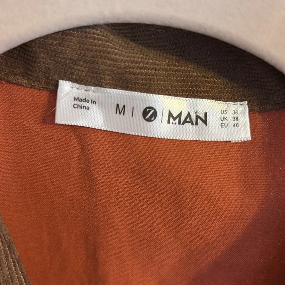 ZAFUL ZMan Men's Patchwork Colorblock Shirt Jacket. Size 36